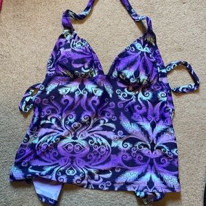 Bond-eye Australia purple and blue Tankini